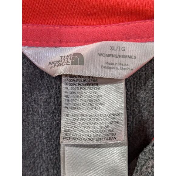 The North Face Half Dome Hoodie Womens XL Sweatshirt Spell Out Logo Gray Pocket - Picture 4 of 10